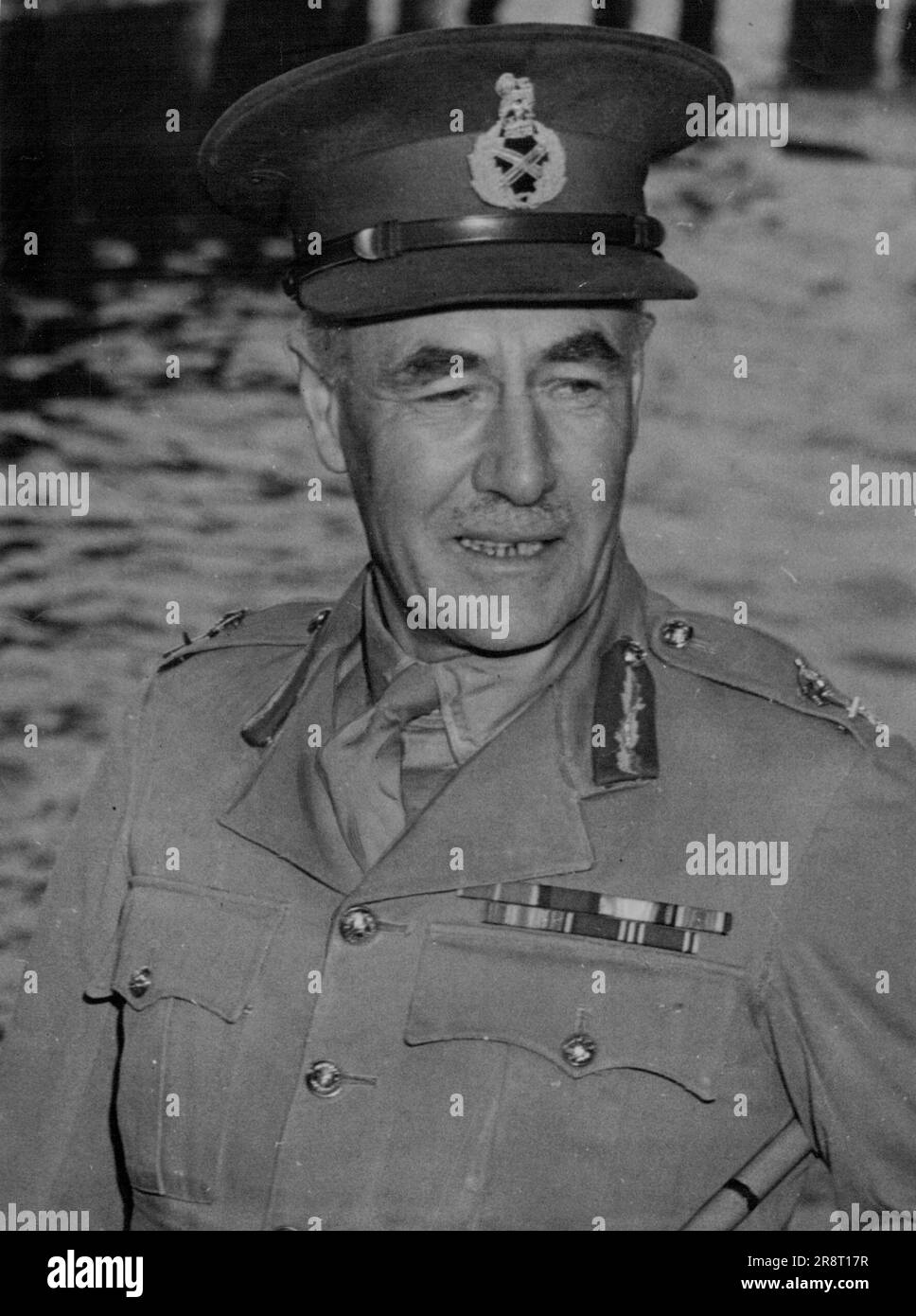 Lieut-Gen. V.A.H. Sturdee - Chief of Aust. General staff. February 07, 1941. Stock Photo