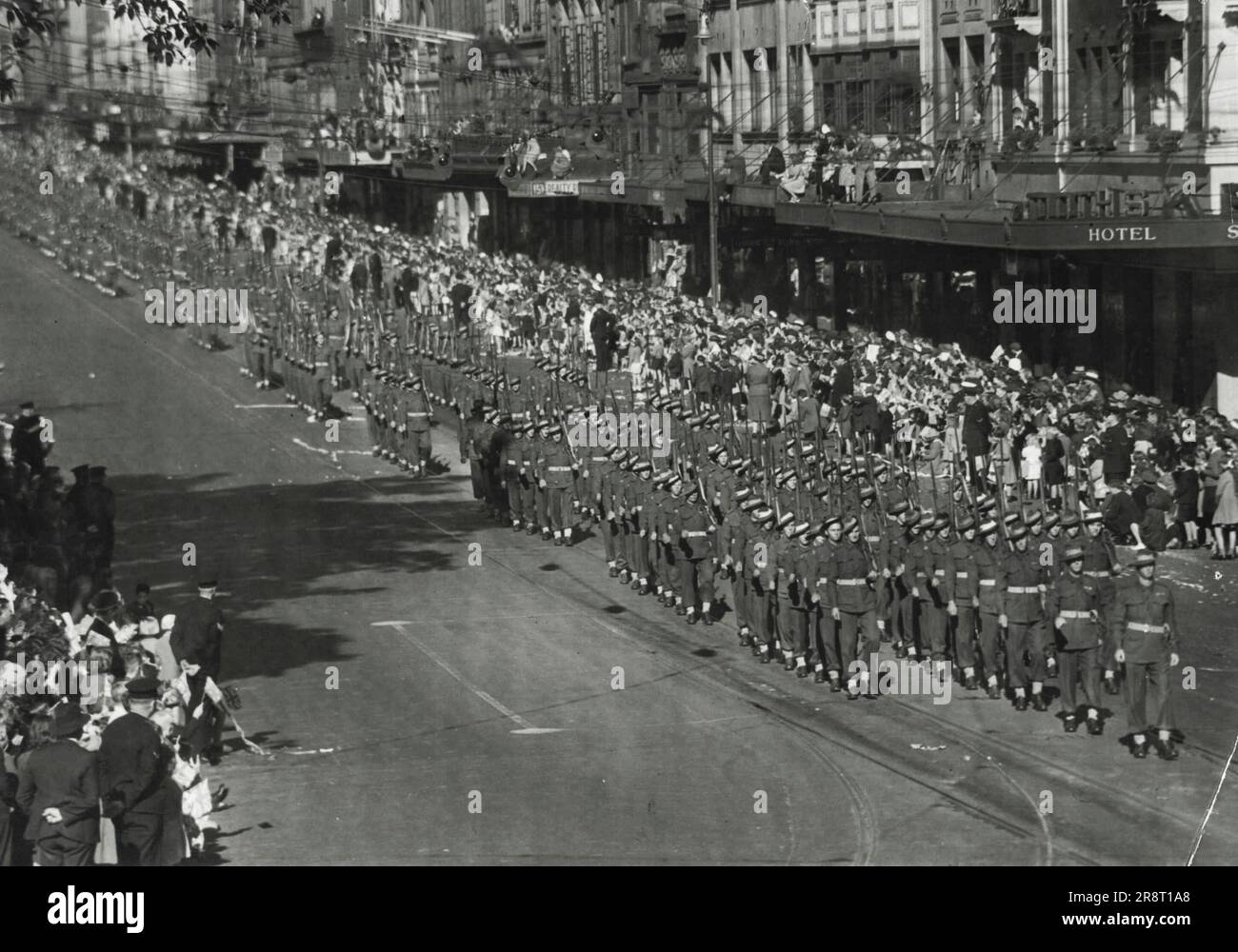 Victory celebrations 1946 hires stock photography and images Alamy