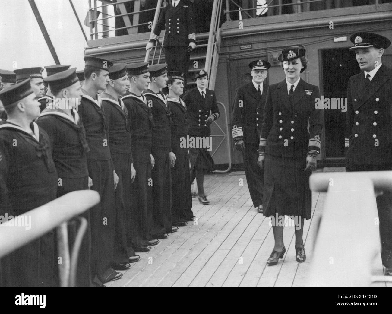 Duchess of Kent And Polish Navy -- The Duchess of Kent with Admiral Sir ...