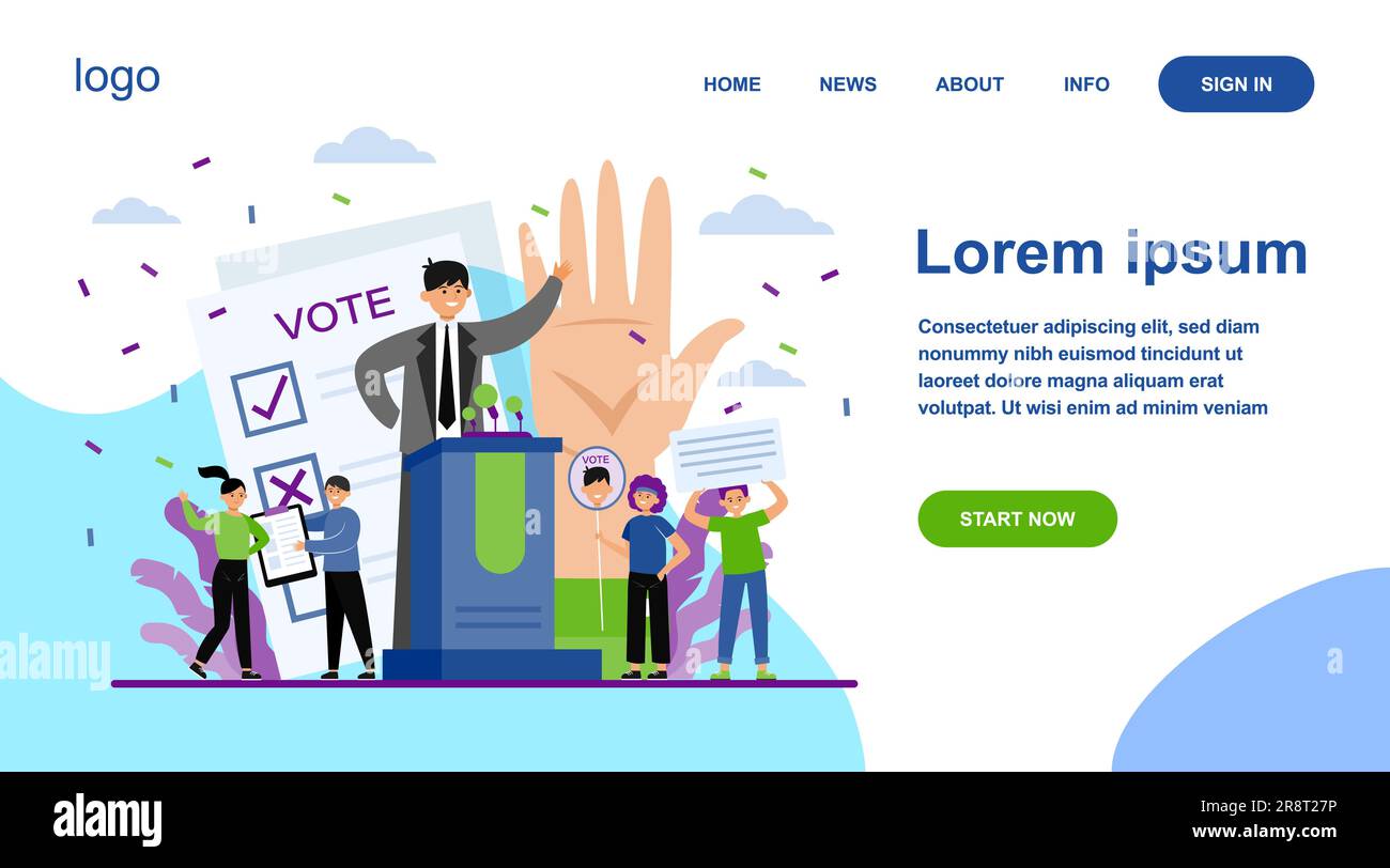Election and political campaign Stock Vector Image & Art - Alamy