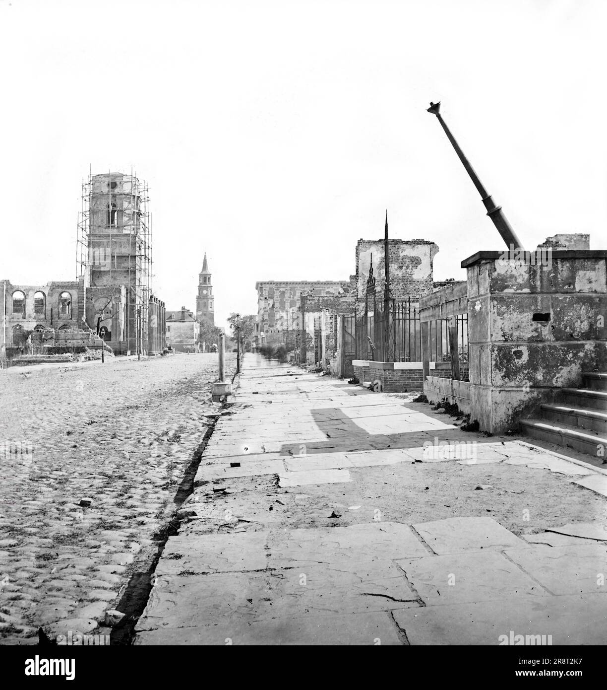 Meeting Street, looking south, showing St. Michael