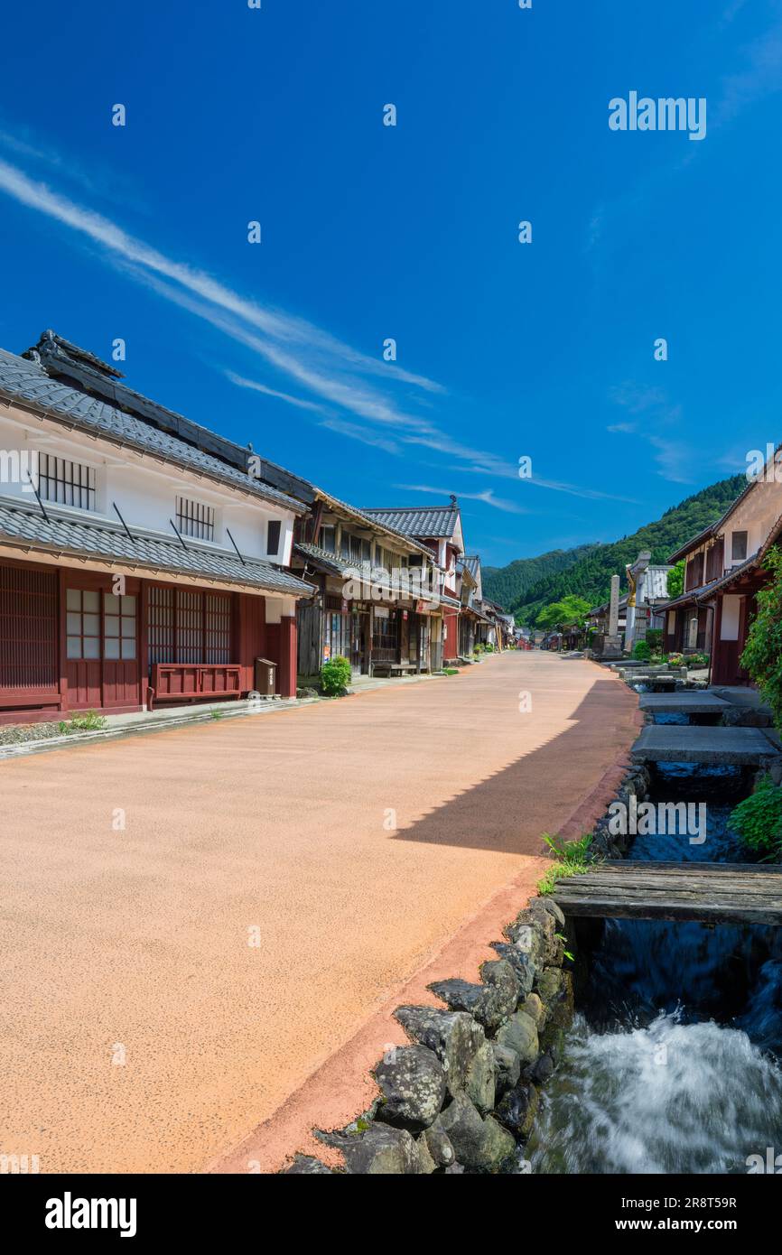 Kumagawajuku in summer Stock Photo Alamy