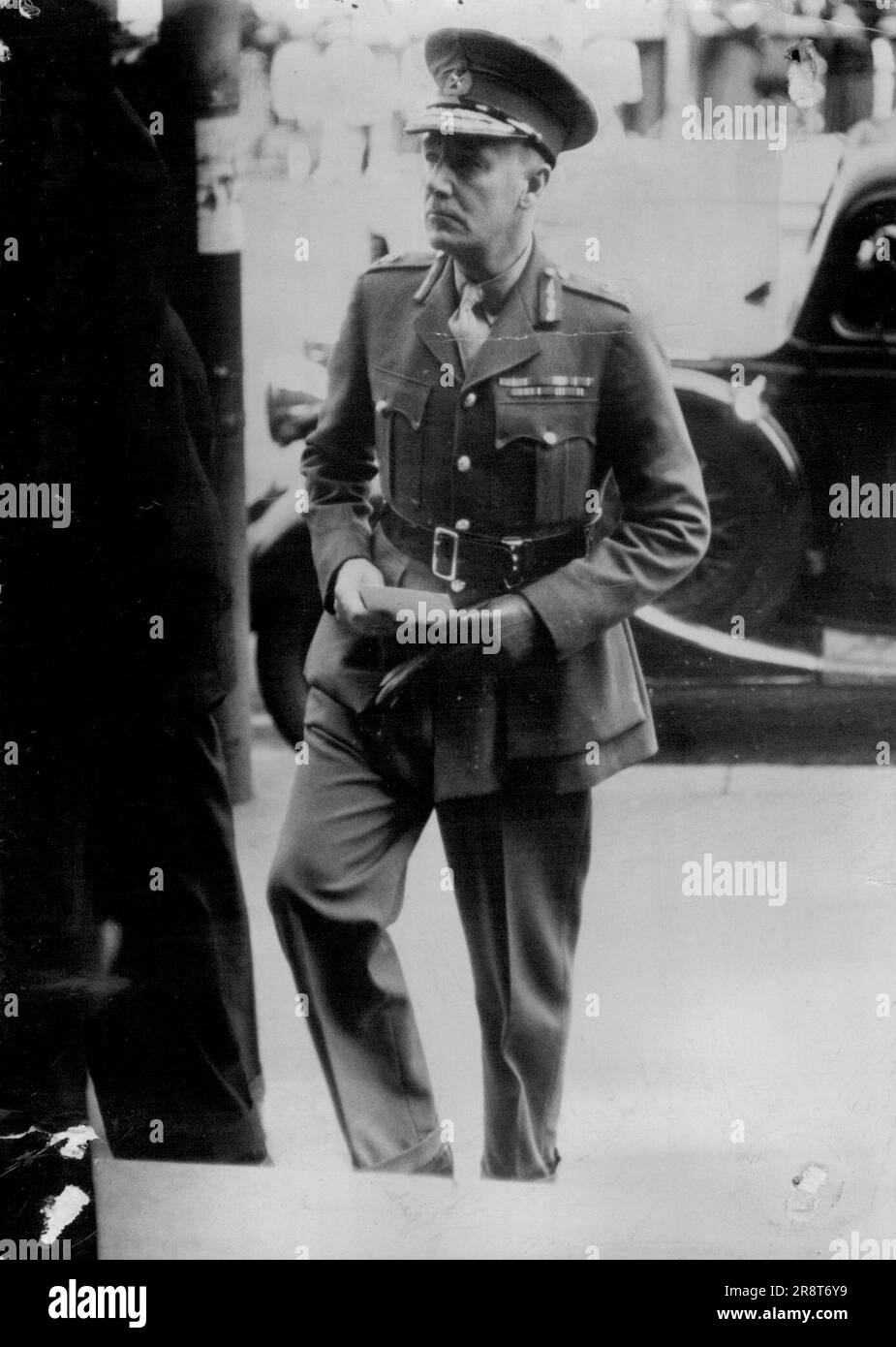 Gen. Sturdee. June 23, 1940. Stock Photo