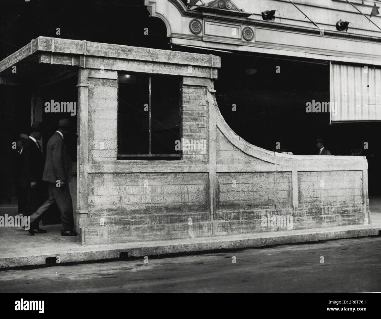 One of the new underground railway entrances near the Sydney Town Hall