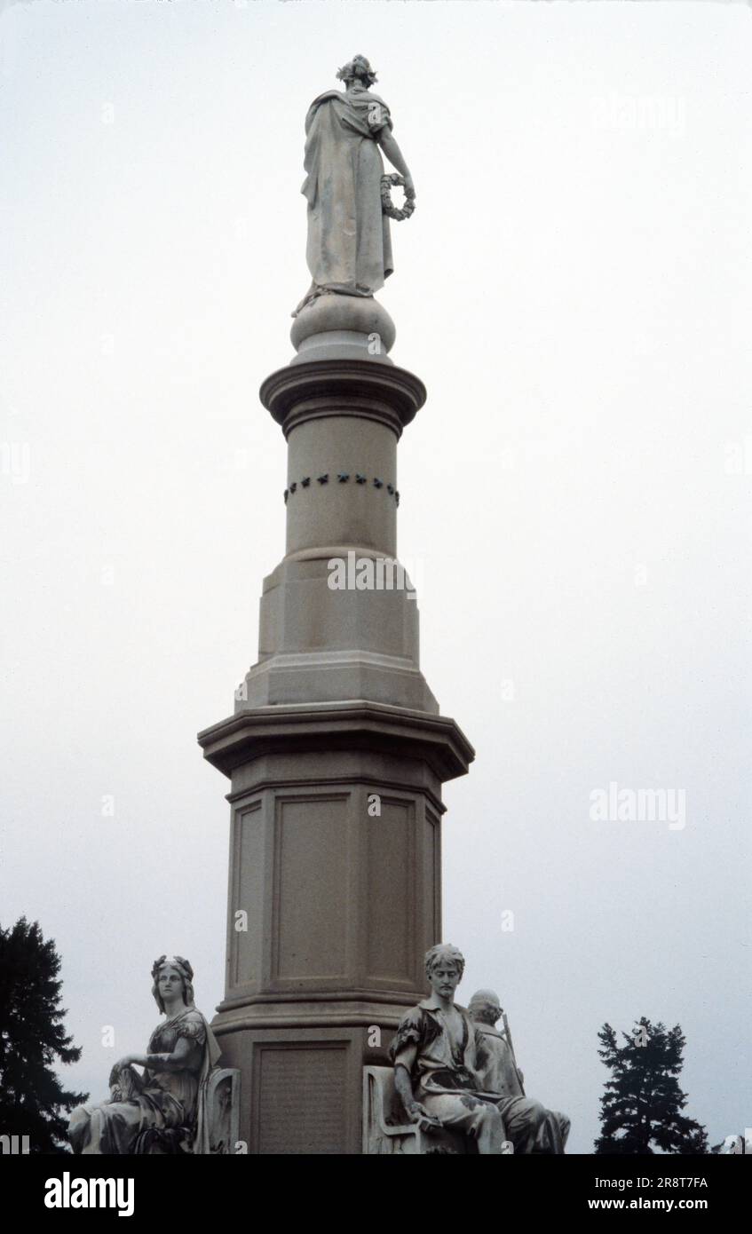Gettysburg, Pennsylvania September 1978 View of the back side of the