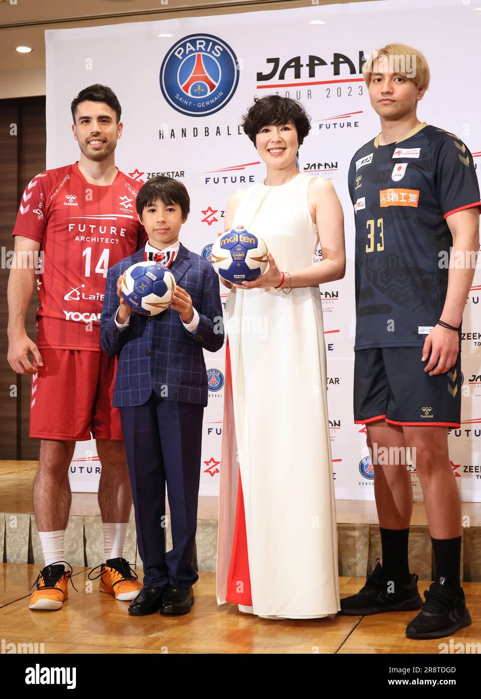 Tokyo, Japan. 23rd June, 2023. Japanese actress Shinobu Terajima (2nd R