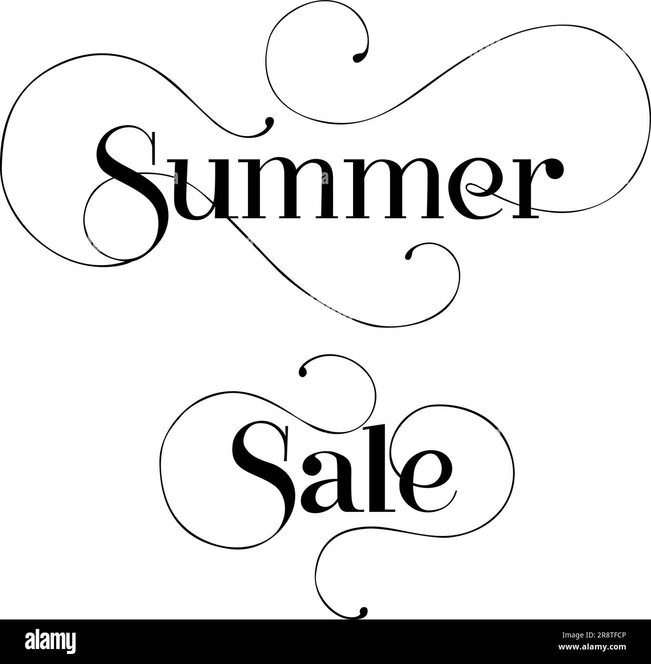 Summer sale seasonal sign template Stock Vector Image & Art Alamy