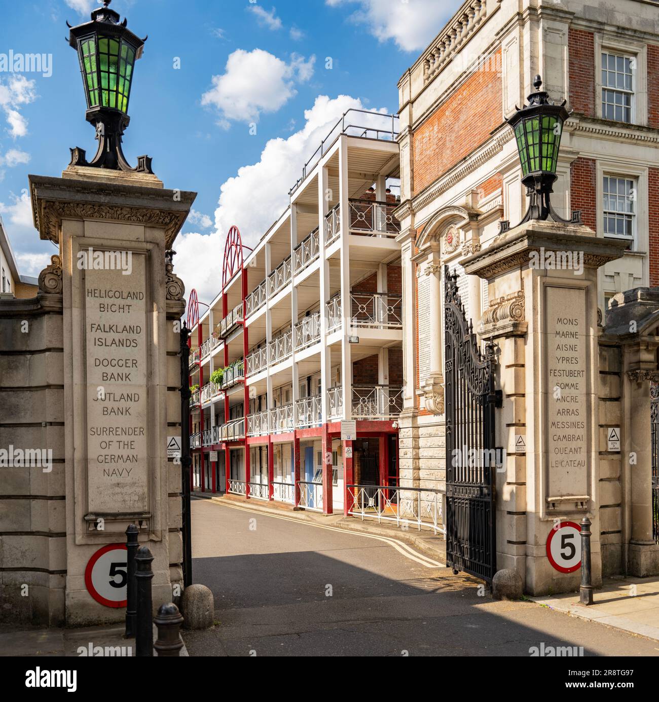 The Oswald Stoll Foundation buildings; a large housing charity for