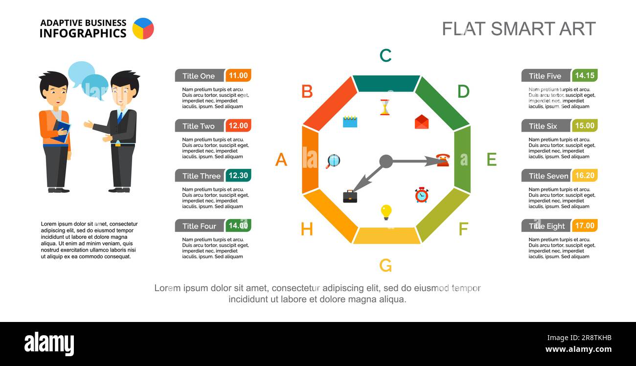 Eight Letter Watch Diagram Template Stock Vector Image & Art Alamy