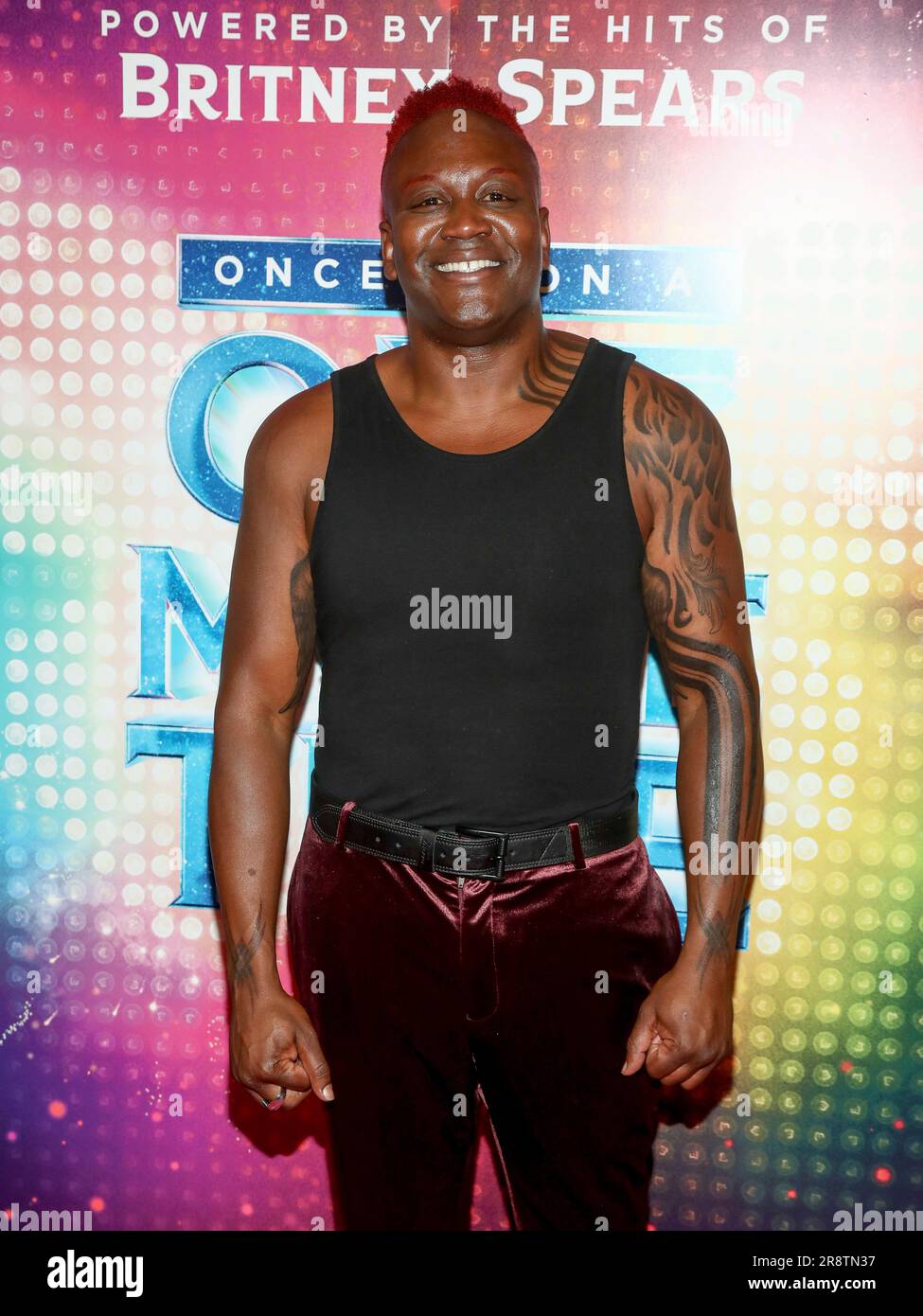 Actor Titus Burgess attends the Broadway opening night of "Once Upon A One More Time" at The