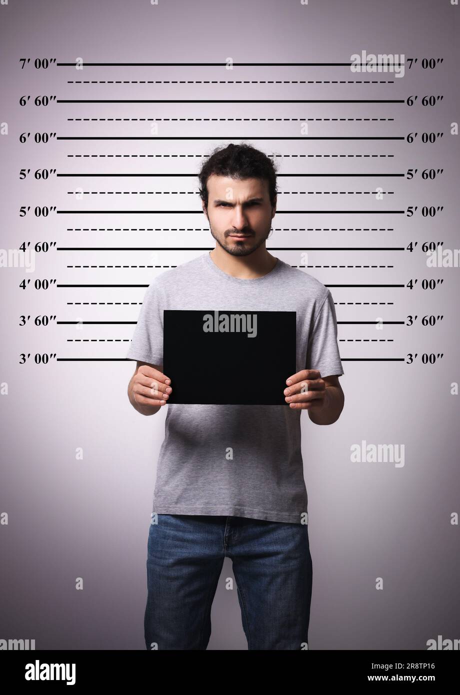 Police lineup mugshot board hi-res stock photography and images - Alamy