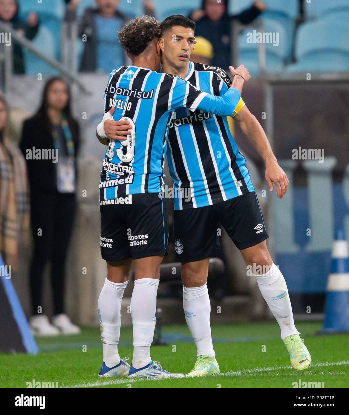 Porto Alegre, Brazil. 22nd June, 2023. Luis Suarez of Gremio