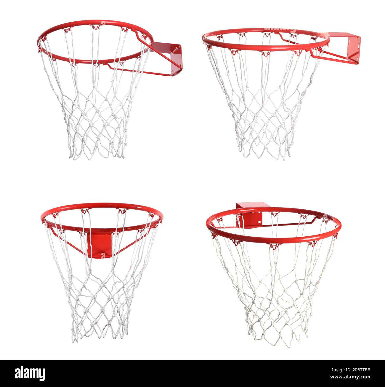 Basketball Hoop Isolated Stock Photo - Download Image Now