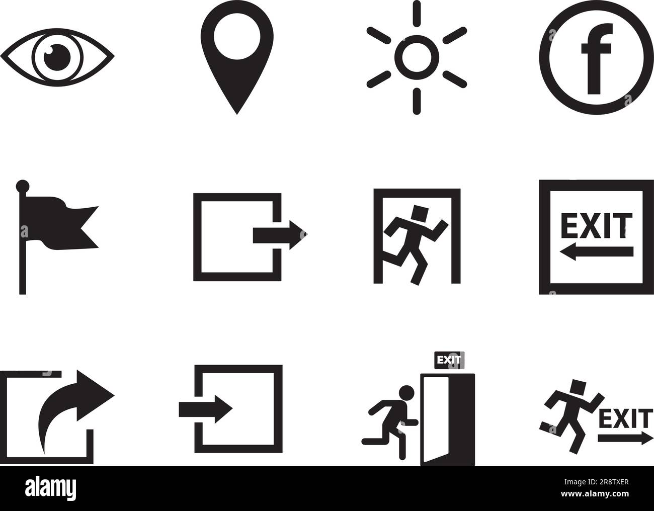 Letter simple pointing arrow Stock Vector Images - Alamy