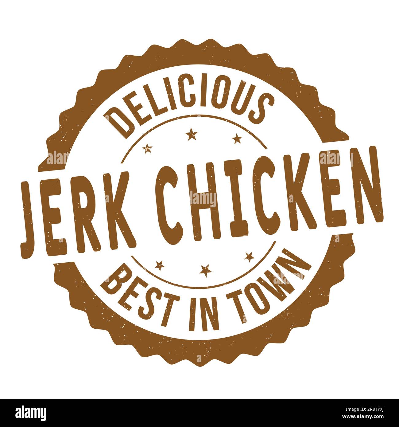 Jerk chicken caribbean Stock Vector Images Alamy