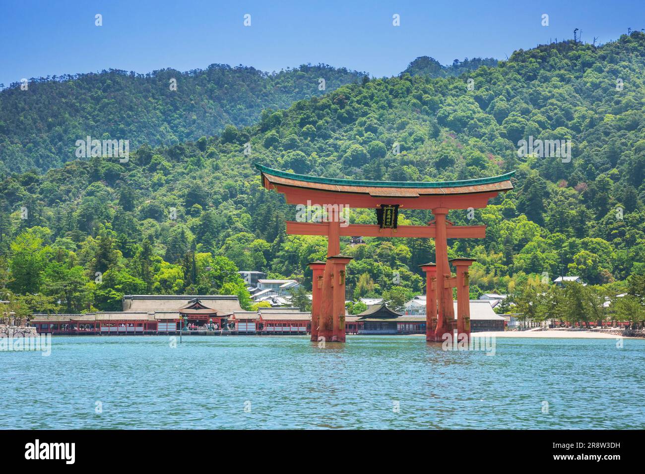 Itsukushima Shrine and Otorii gate Stock Photo - Alamy