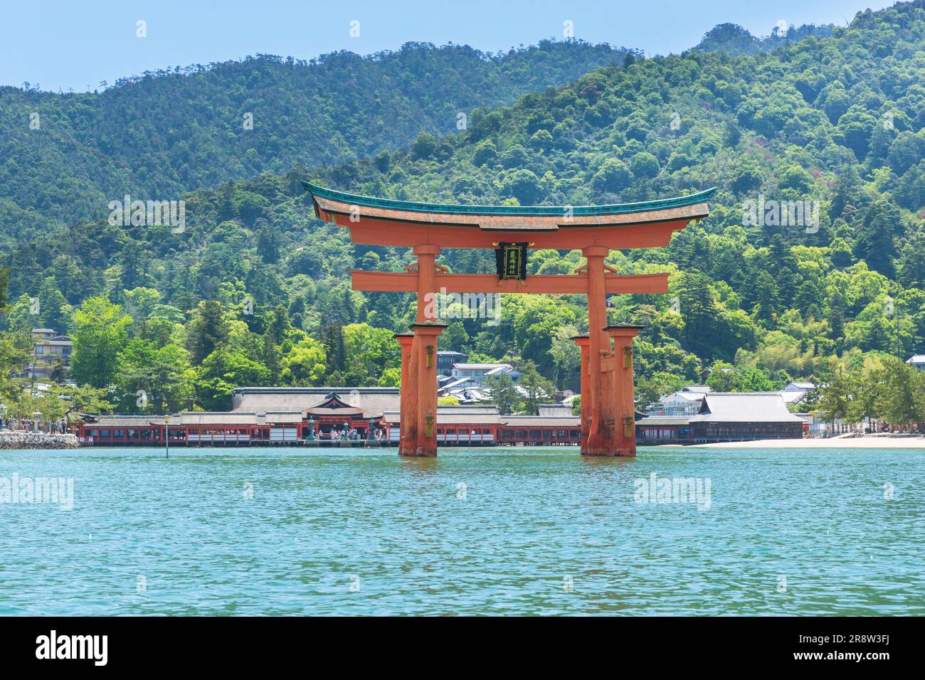 Itsukushima Shrine and Otorii gate Stock Photo - Alamy