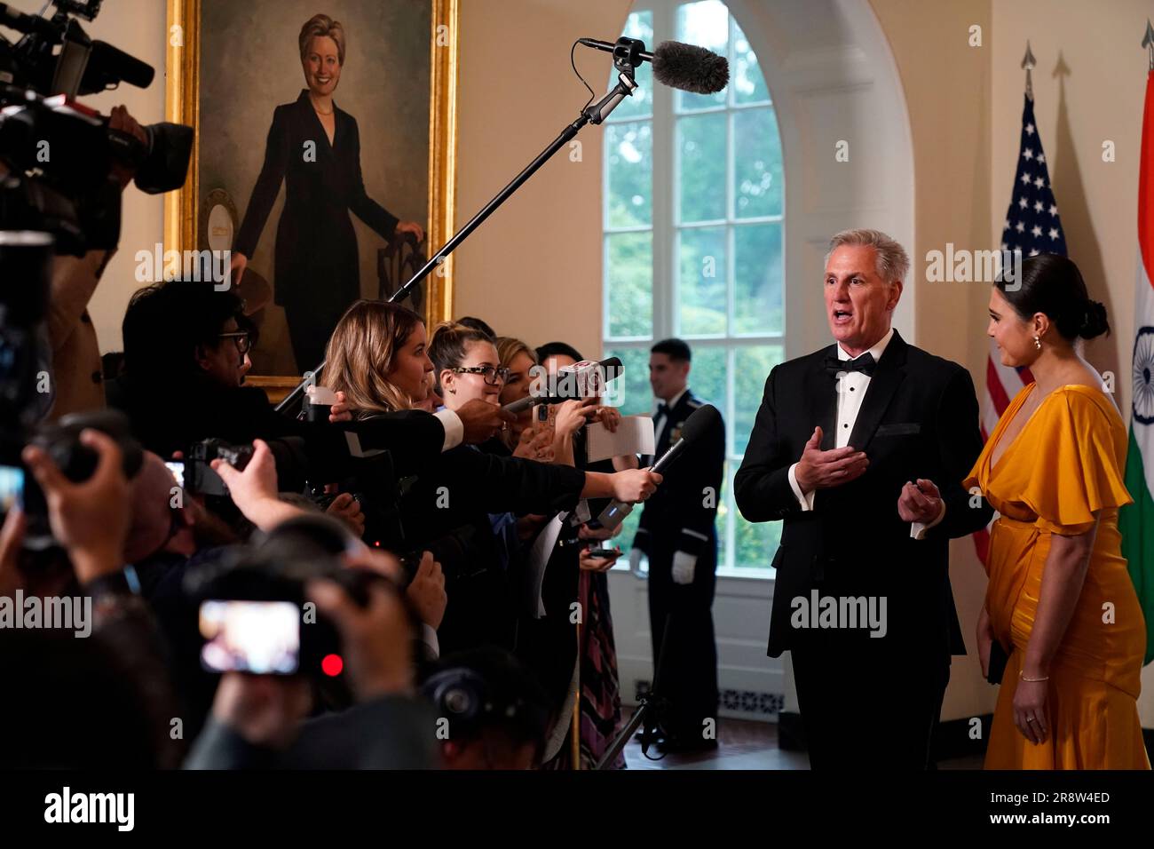 House Speaker Kevin McCarthy of Calif., and Emily Norris McCarthy