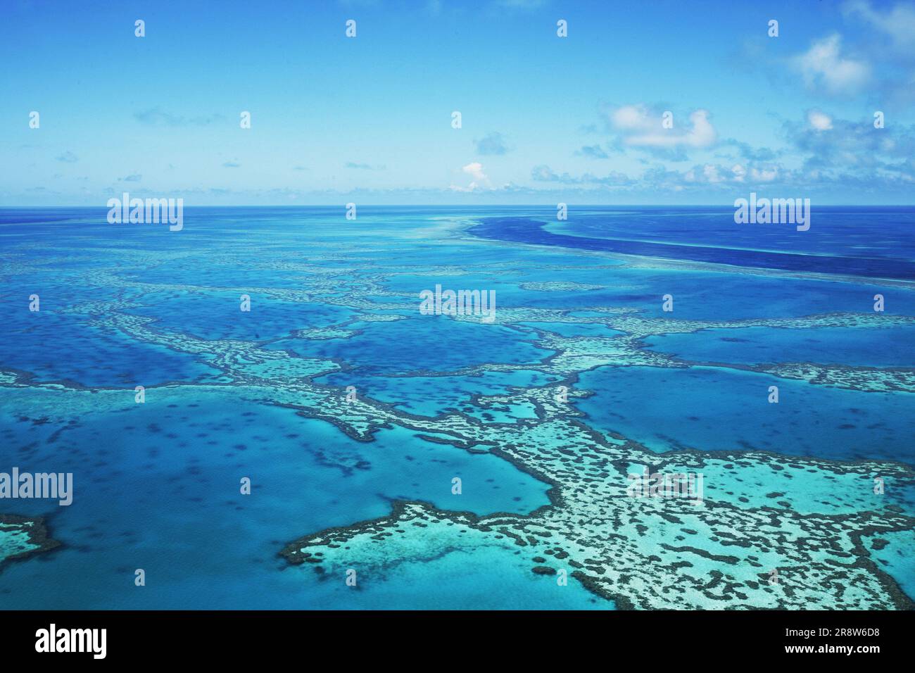Great Barrier Reef Coral Sea, a World Natural Heritage Site Stock Photo