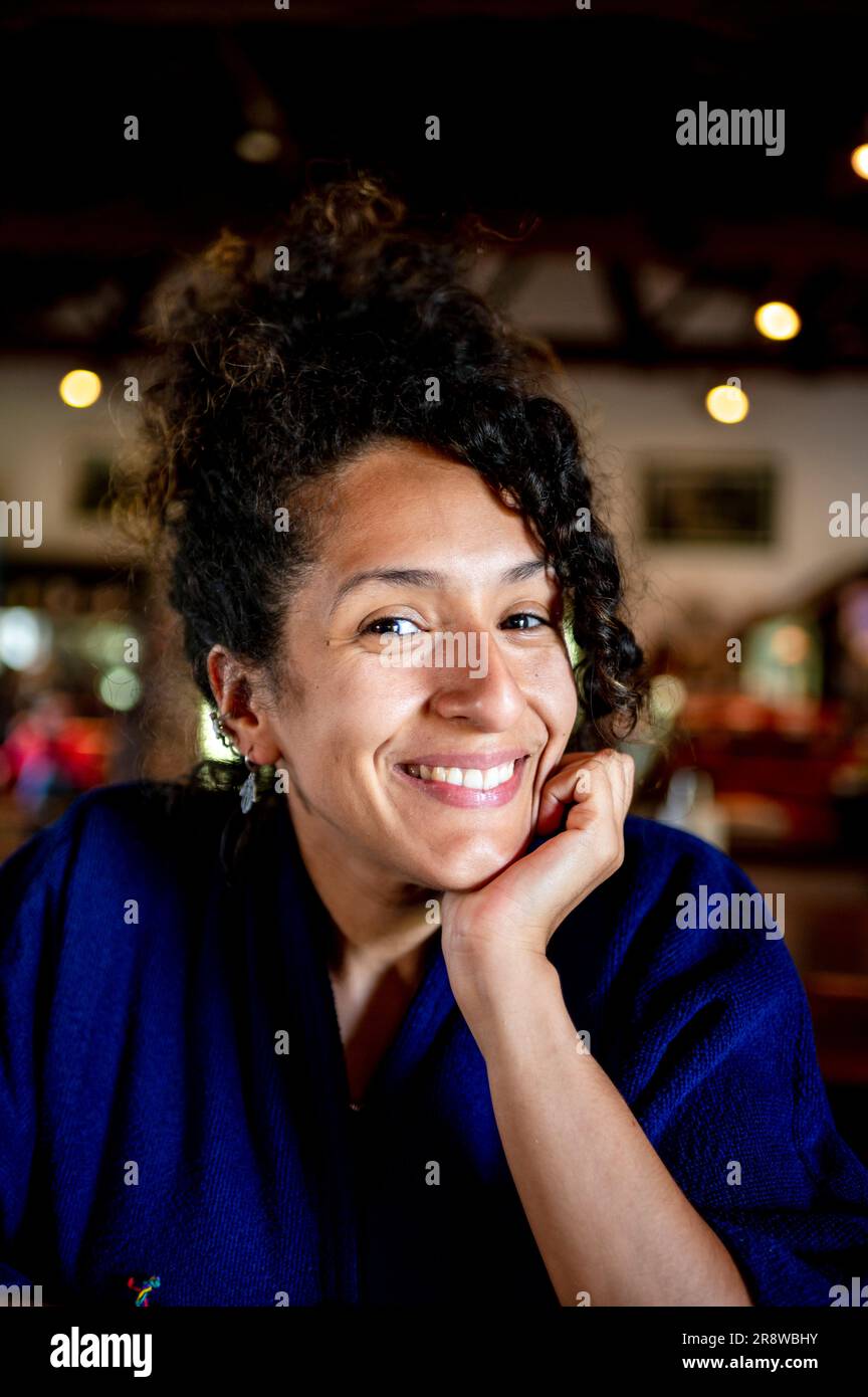 Portrait happy smiling mixed hi-res stock photography and images - Alamy