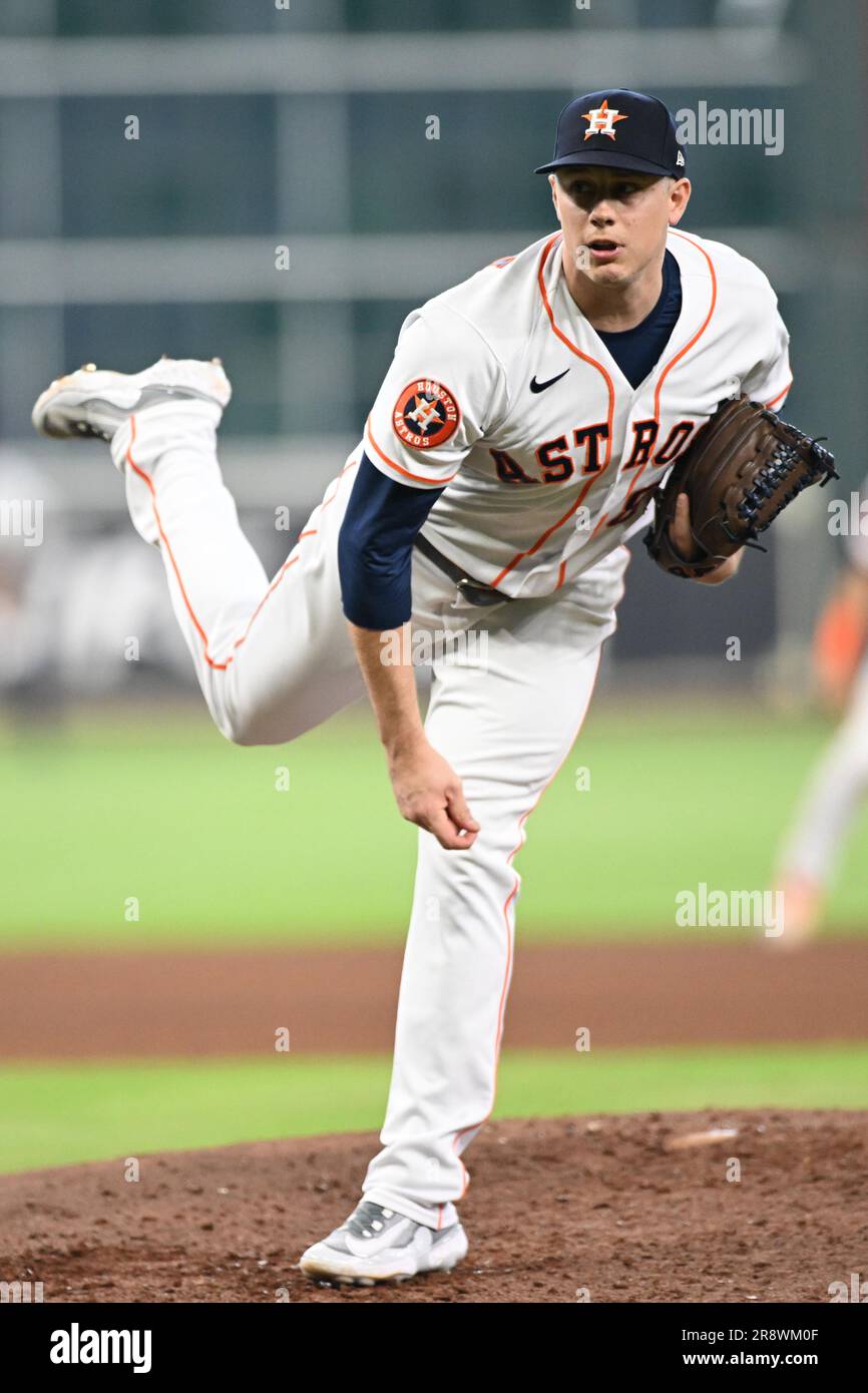 Houston, United States. 21st June, 2023. Houston Astros relief pitcher Phil  Maton (88) in the top of the fifth inning during the MLB game between the  New York Mets and the Houston