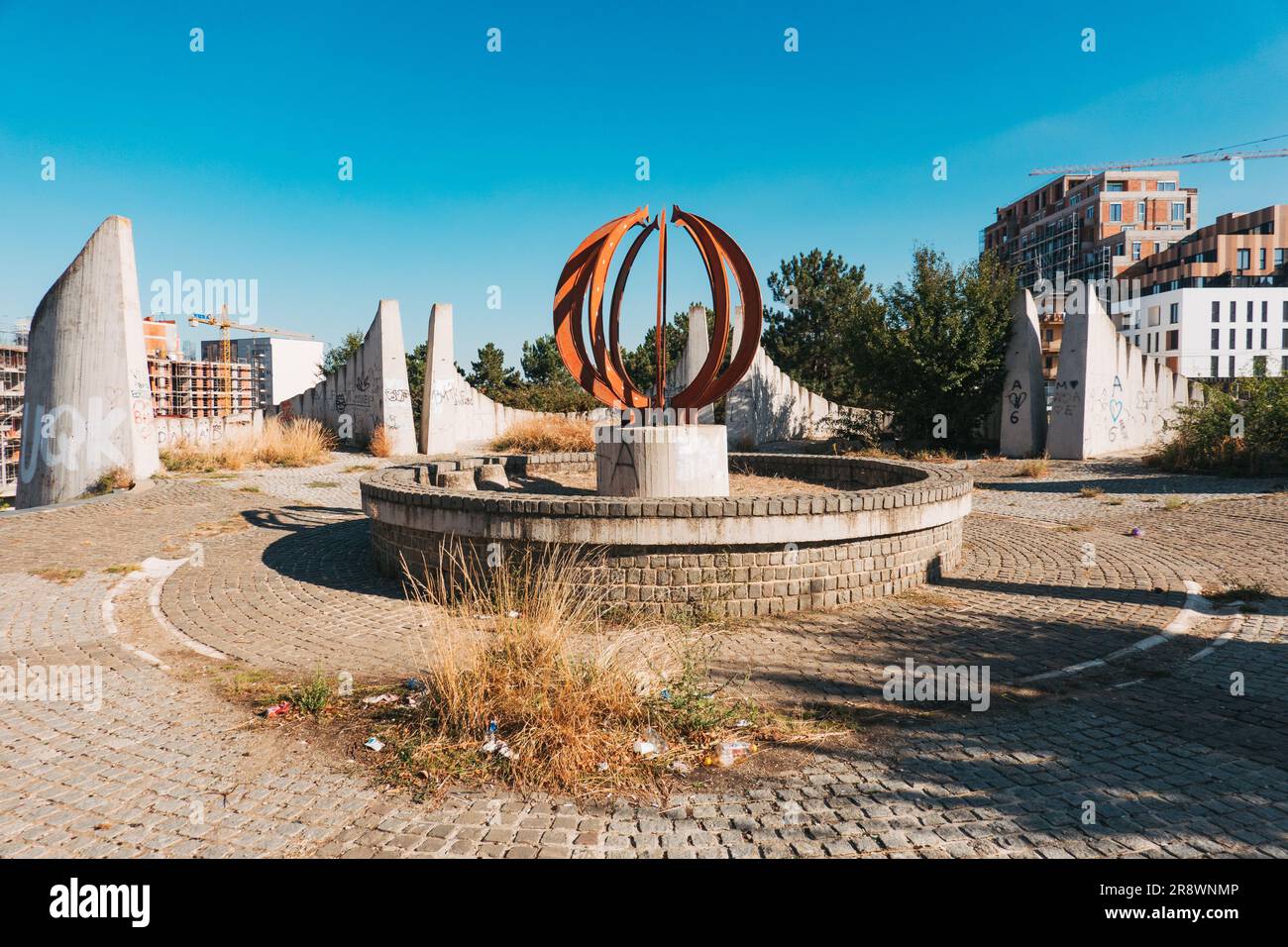 Partisan Martyrs Cemetery, a monument built in 1961 in the suburb of ...