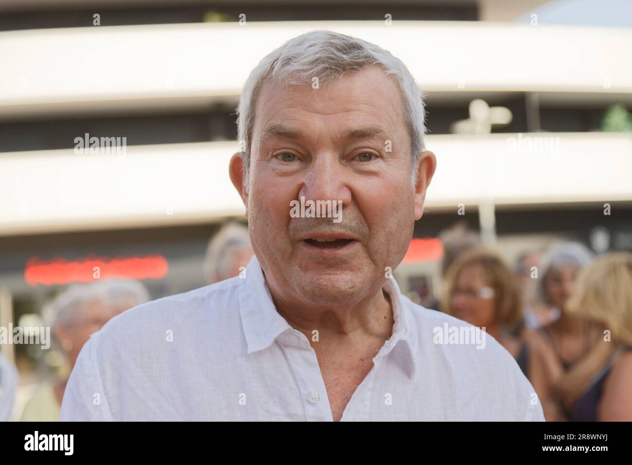 Cap d'Agde, 2023.22nd June, 2023. Martin Lamotte, actor, attends the ...