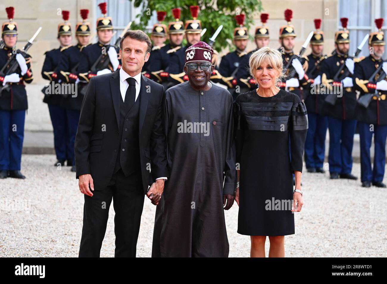 Paris, France. 22nd June, 2023. French President Emmanuel Macron And ...