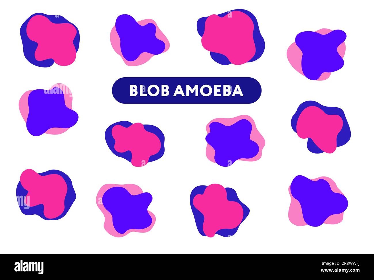 Organic blob shapes hi-res stock photography and images - Alamy