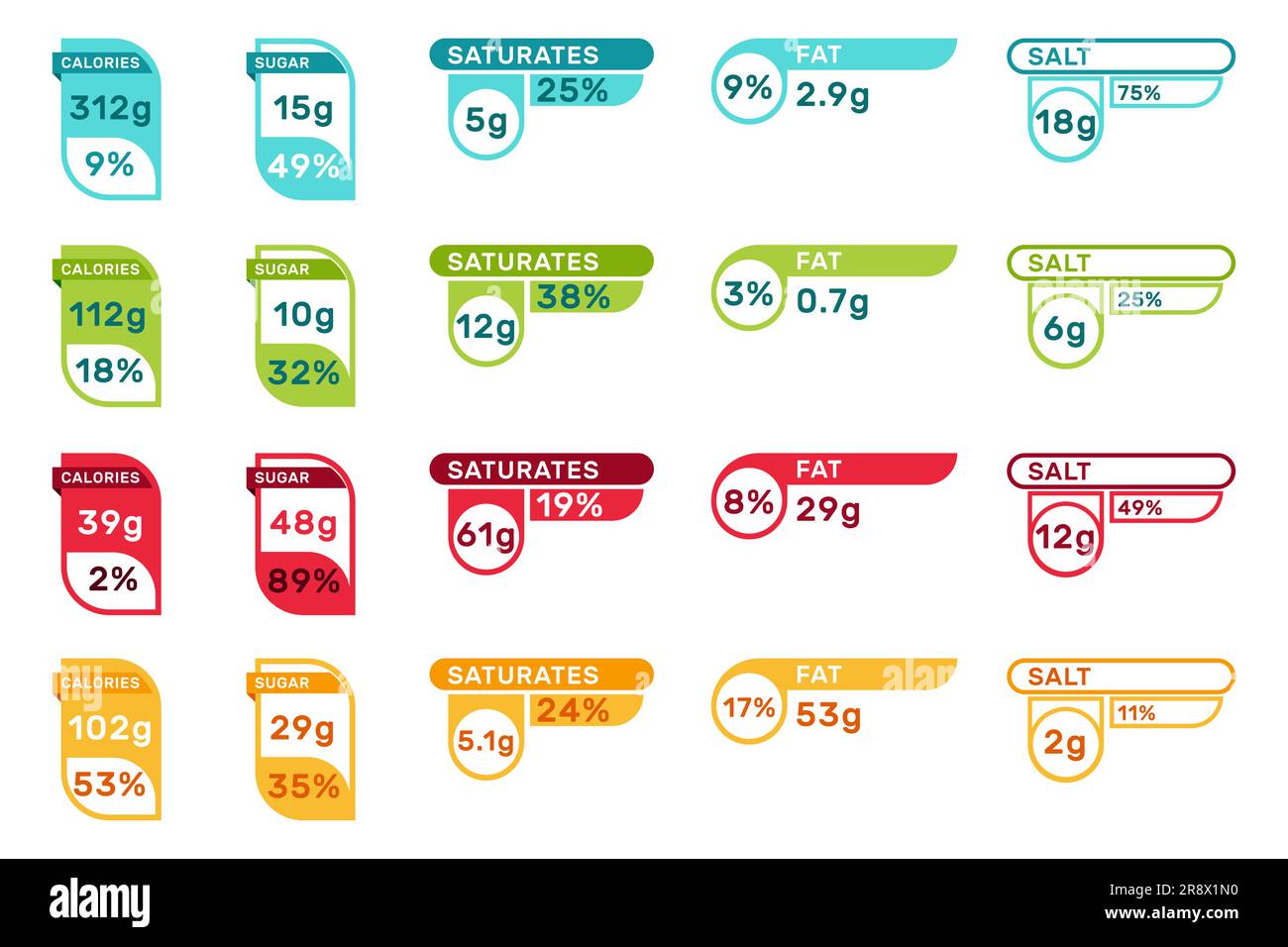 Nutrition information cereal Stock Vector Images Alamy