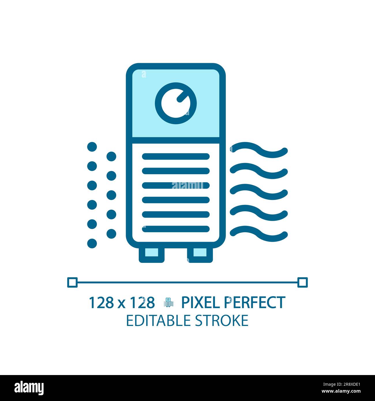 Air purifier light blue icon Stock Vector Image & Art Alamy