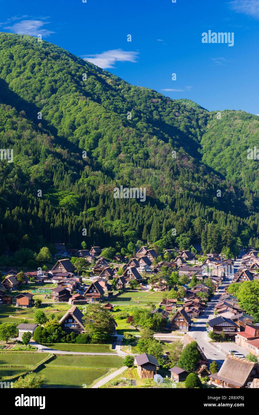 Shirakawa-go village Stock Photo