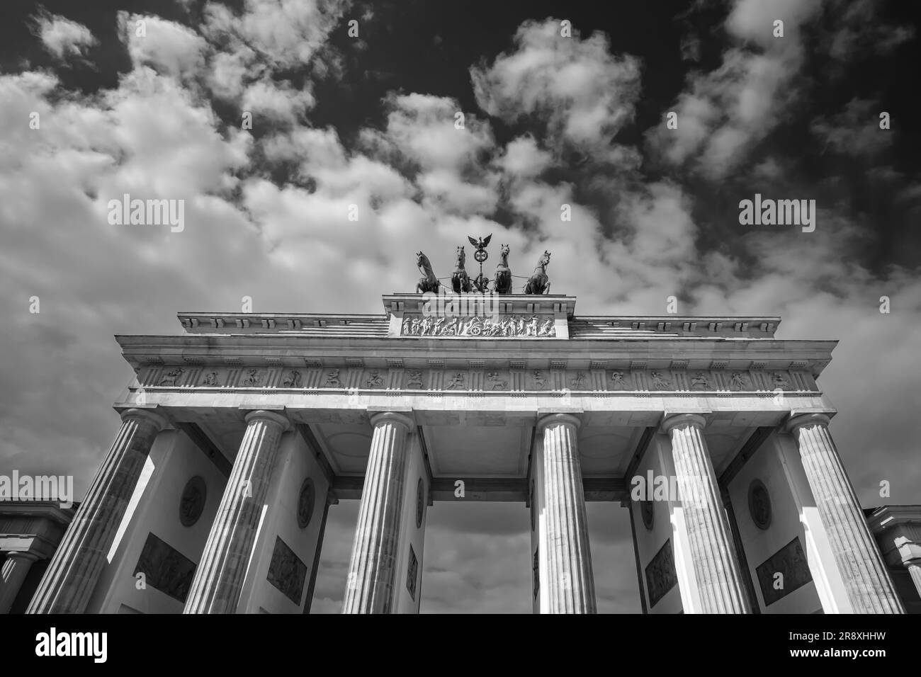 Berlin, Germany April 18, 2023 View of the Brandenburg Gate or Brandenburger Tor in Berlin
