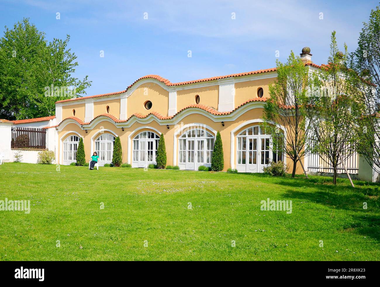 Vilemov Chateau – A Rural Residence with an Unmistakable Atmosphere in Czech Republic, June 21, 2023. (CTK Photo/Jan Rychetsky) Stock Photo