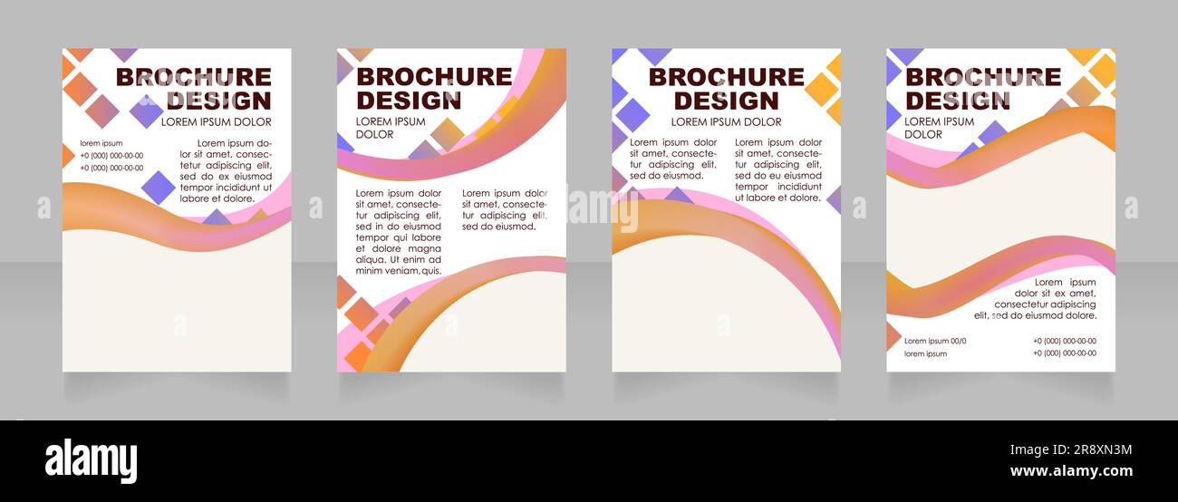 Kindergarten Presentation Blank Brochure Layout Design Stock Vector Kindergarten presentation blank brochure layout design stock vector
