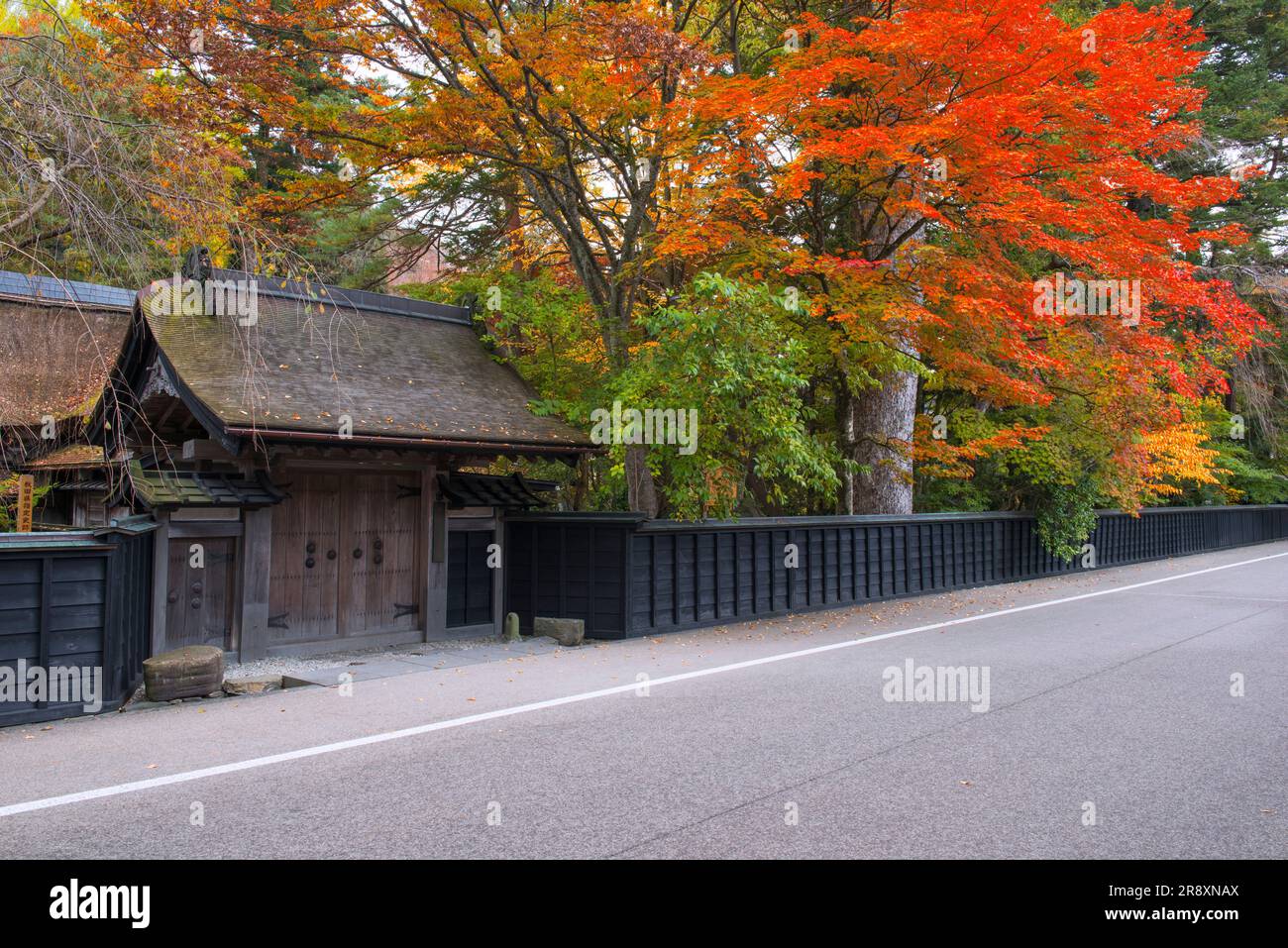 Kakunodate Buke Yashiki in Autumn Stock Photo - Alamy