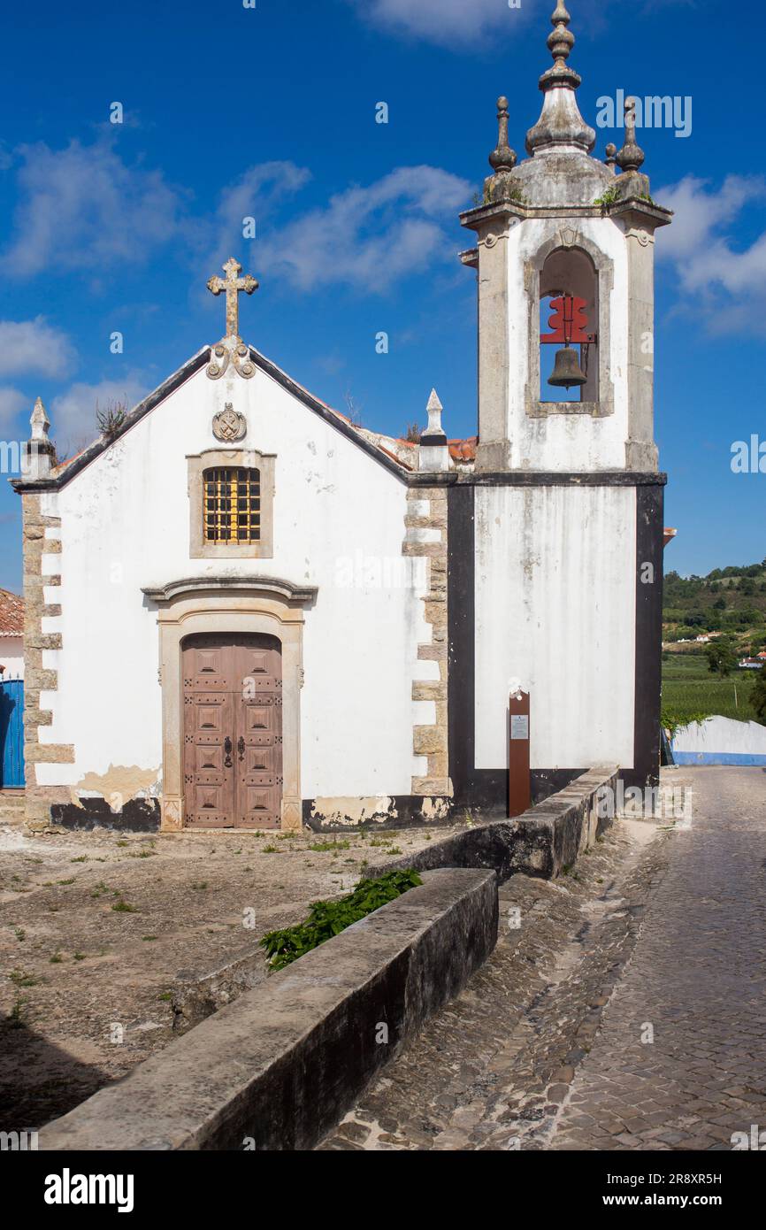Igreja de Nossa Senhora de Monserrate Castelo de Óbidos Portugal  junho 2023 Stock Photo