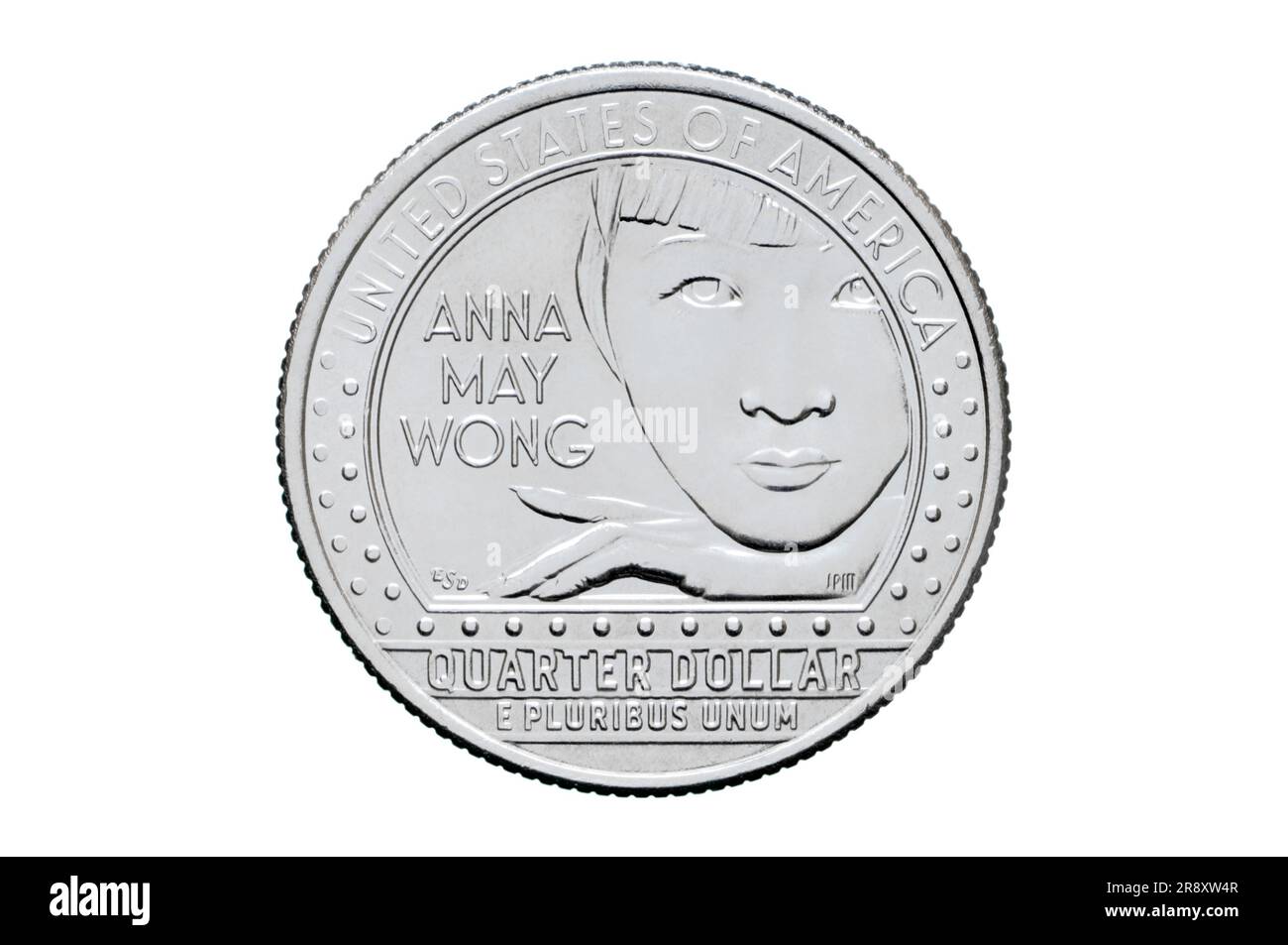 Anna May Wong Quarter Stock Photo