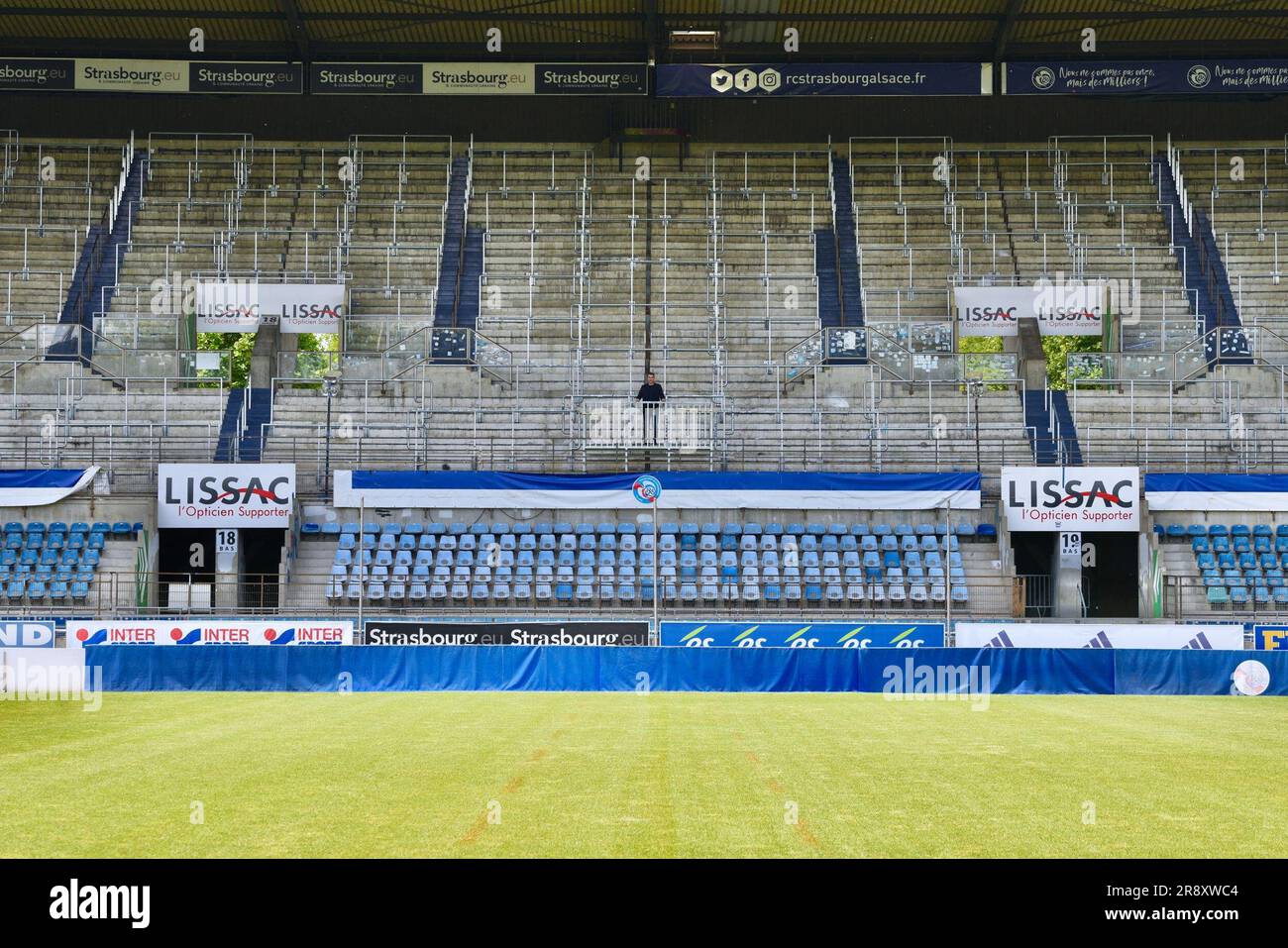 Strasbourg, France. 23rd June, 2023. File photo undated of Racing Club de Strasbourg  Alsace's club President Marc Keller. - Racing club de Strasbourg Alsace  football has been acquired by BlueCo, the consortium