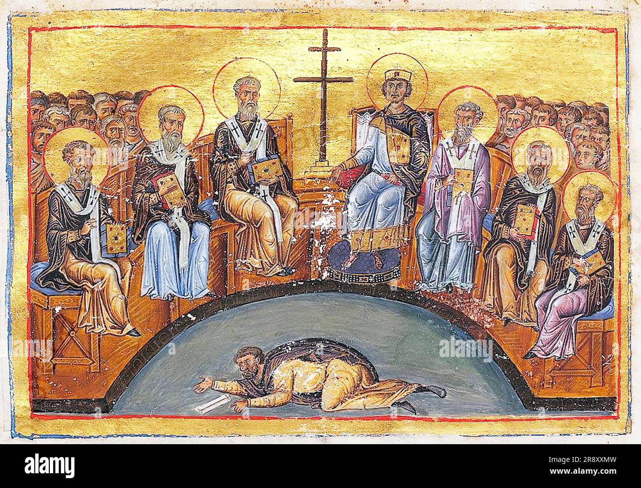 SECOND COUNCIL OF NICEA  AD 787 held in what is now the town of Iznik in Turkey. Stock Photo