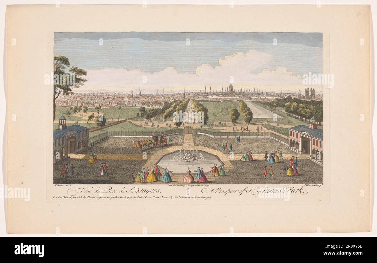 アンティーク版画 リトグラフNEW PALACE ST JAMES PARK アンティーク版画 リトグラフNEW PALACE ST JAMES PARK 版画