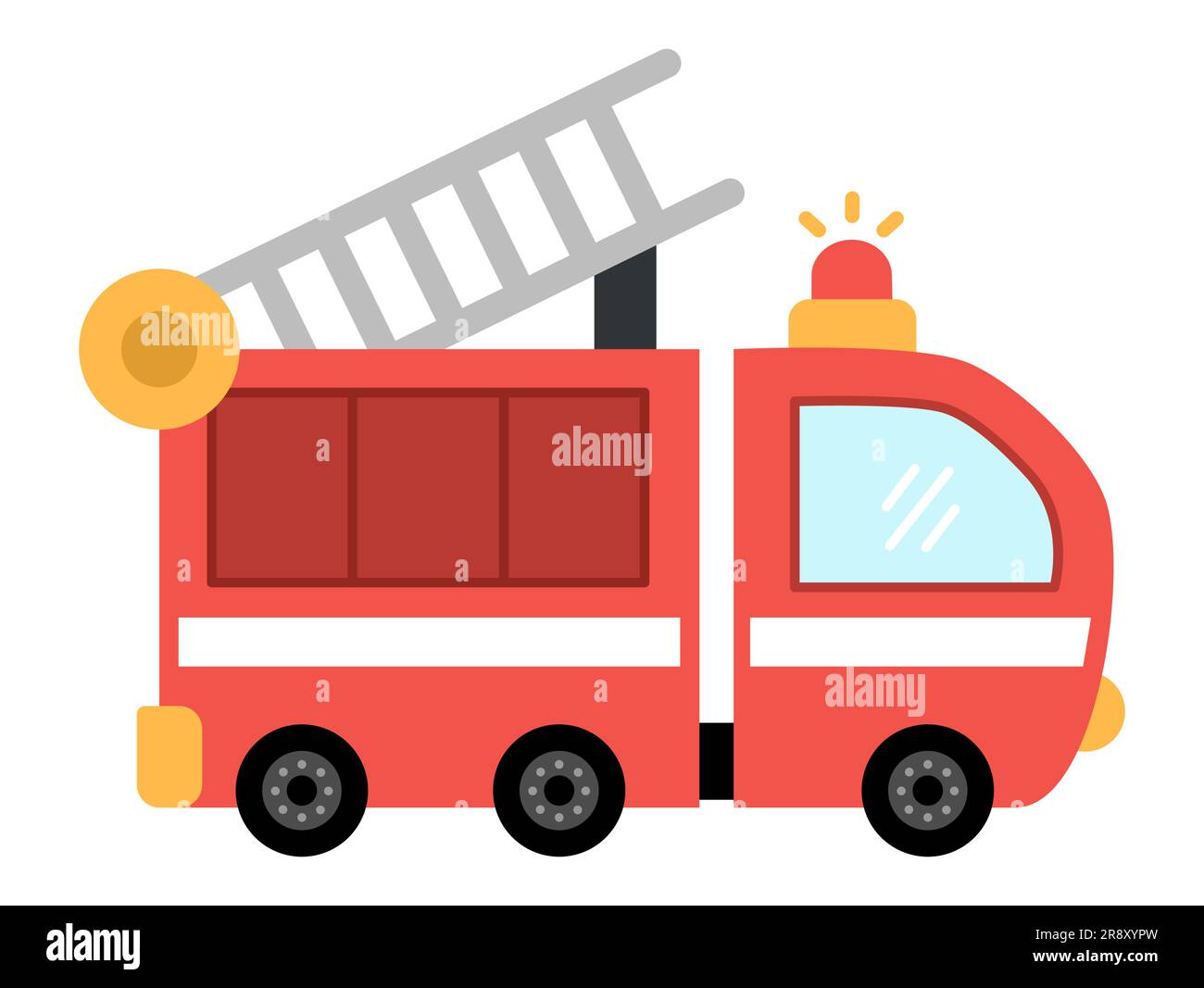 https://c8.alamy.com/comp/2R8XYPW/vector-fire-engine-truck-funny-transportation-for-kids-cute-vehicle-special-transport-icon-isolated-on-white-background-2R8XYPW.jpg