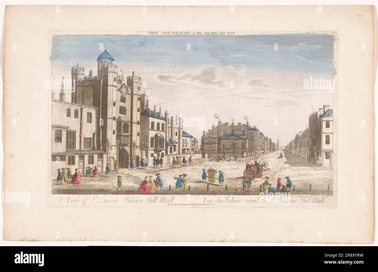アンティーク版画 リトグラフNEW PALACE ST JAMES PARK 80954.jpg