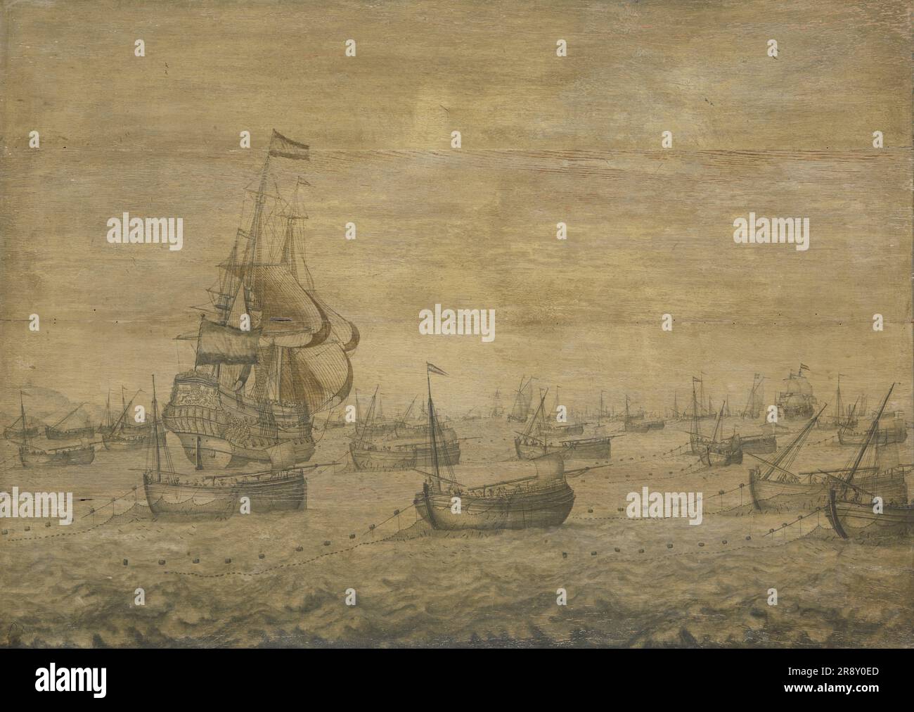 The Dutch Herring Fleet, 16701700 Stock Photo Alamy