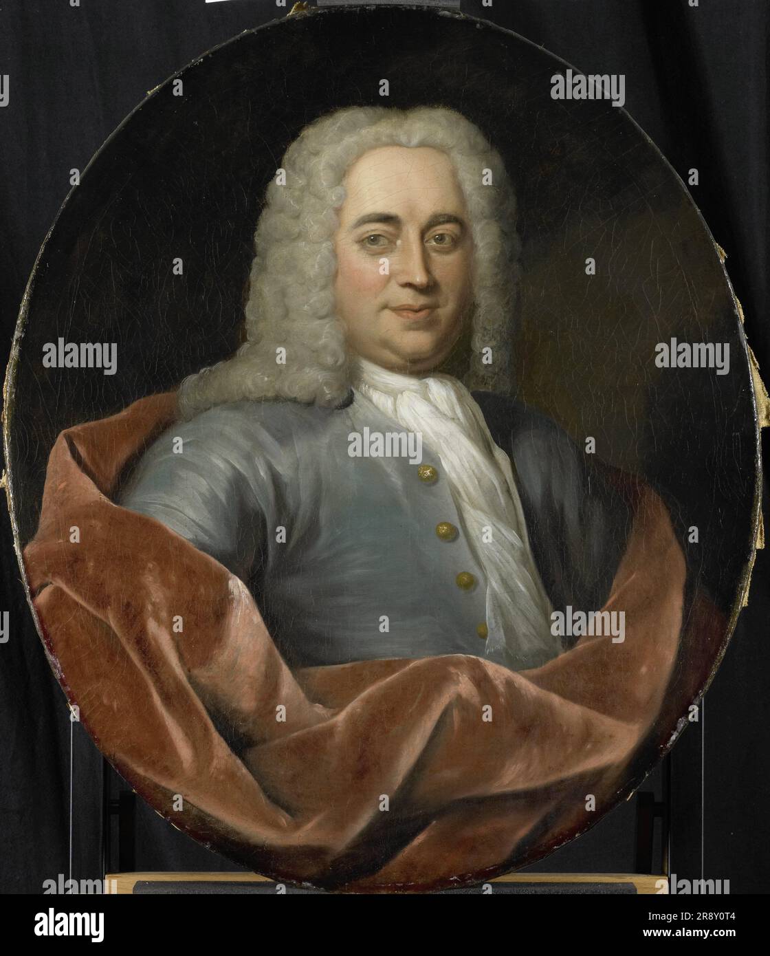 Portrait of Walter Senserff, Director of the Rotterdam Chamber of the Dutch East India Company, elected 1731, 1731-1772. Stock Photo