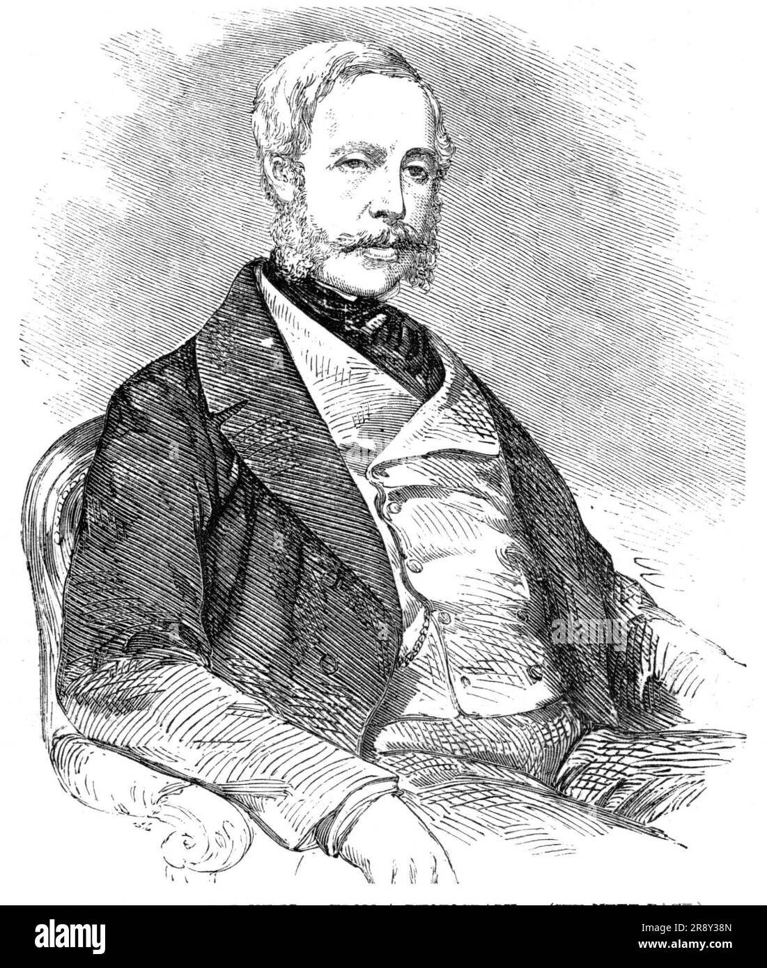 The Late General Neill - from a photograph, 1857. Portrait of Brigadier