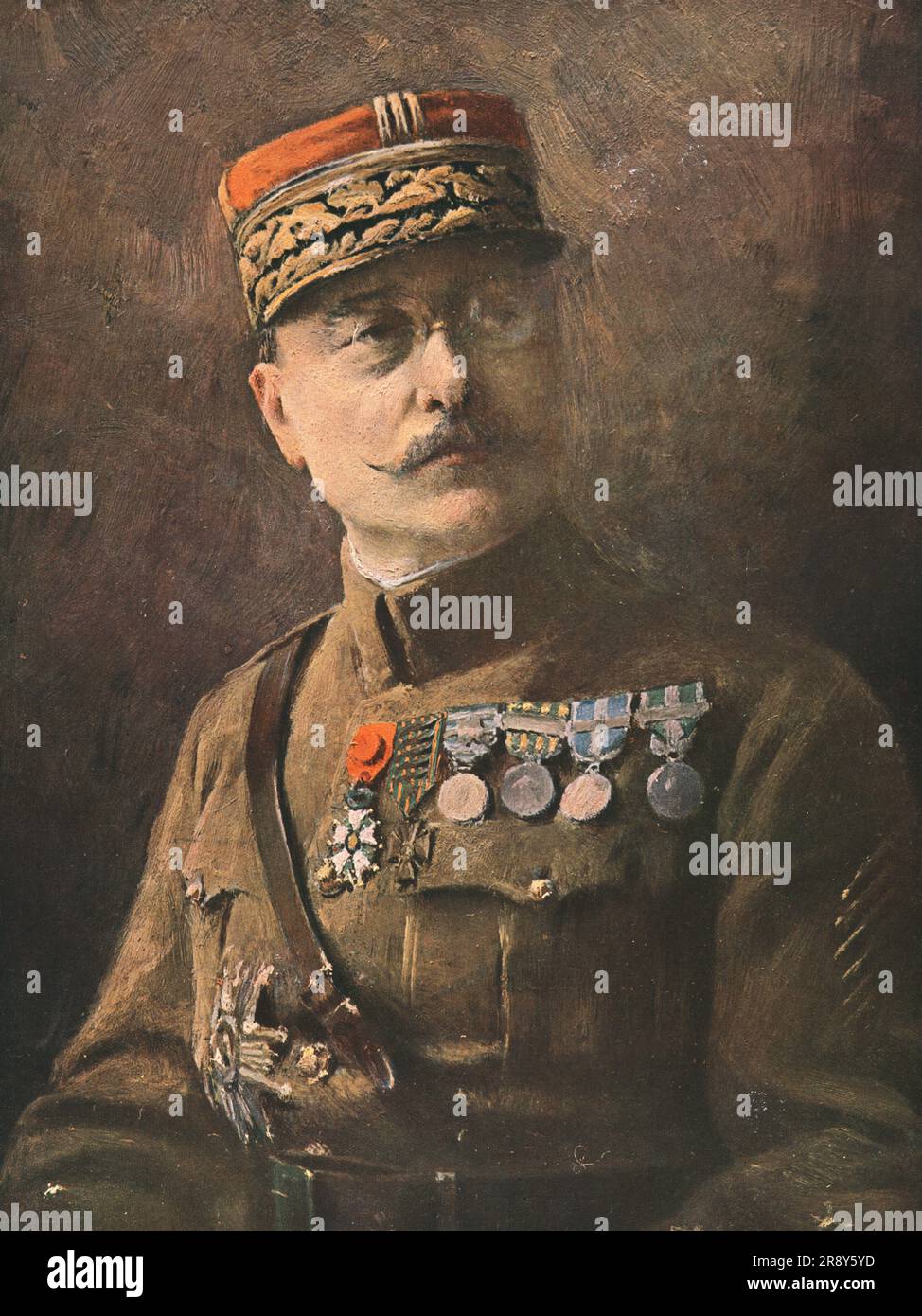 ''Le General Degoutte', 1918. From &quot;L'Album de la Guerre 1914-1919, Volume 2&quot; [L'Illustration, Paris, 1924]. Stock Photo