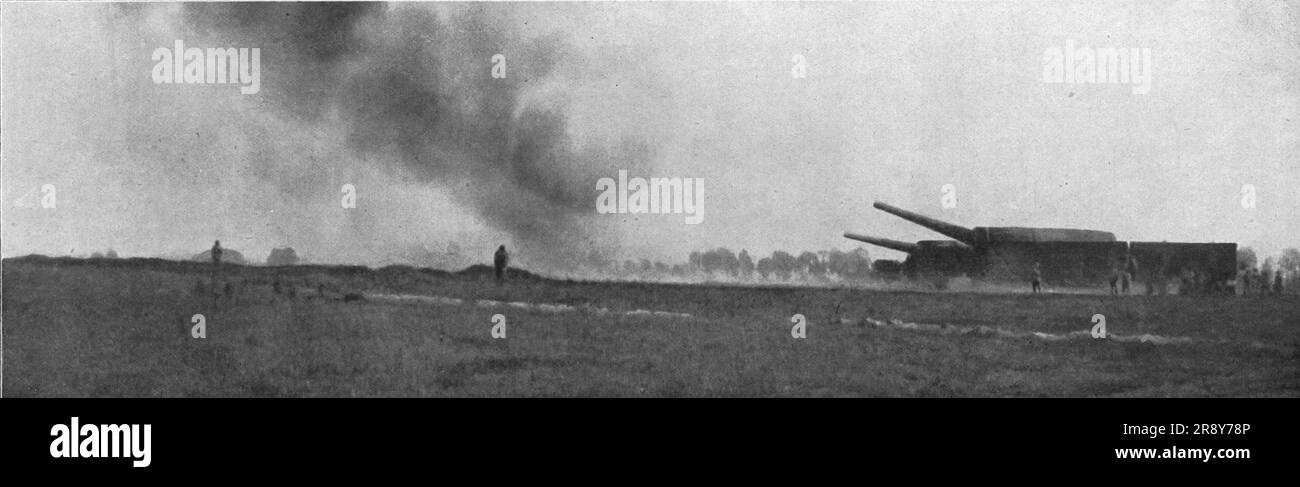 1916 Guerre 14-18 Somme photo Artillerie Lourde sur Voie Ferrée 1916 Guerre 14-18 Somme photo Artillerie Lourde sur Voie Ferrée