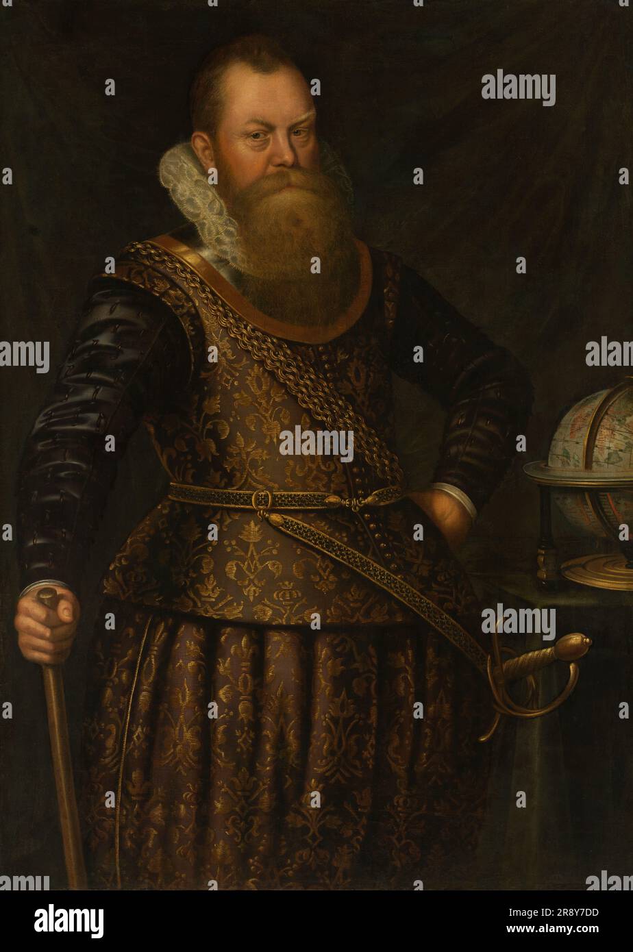 Portrait of Frederik Houtman (1571-1627), c.1610-c.1620. Stock Photo