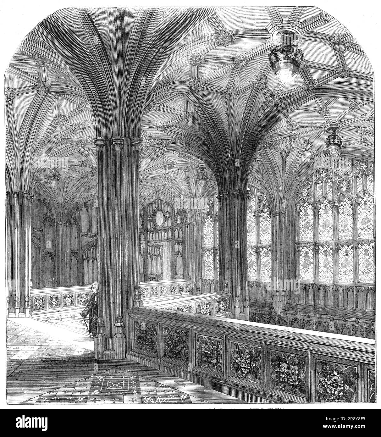 nine-small-stained-glass-windows-black-and-white-stock-photos-images